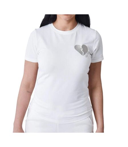 T-shirt Blanc Femme Project X Paris Cœur Brisé - M