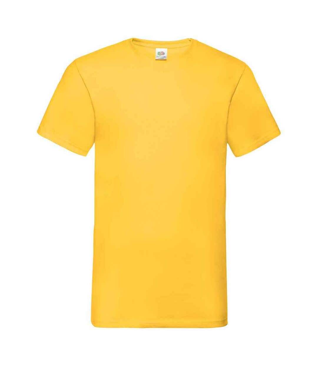 T-shirt valueweight homme tournesol Fruit of the Loom-1