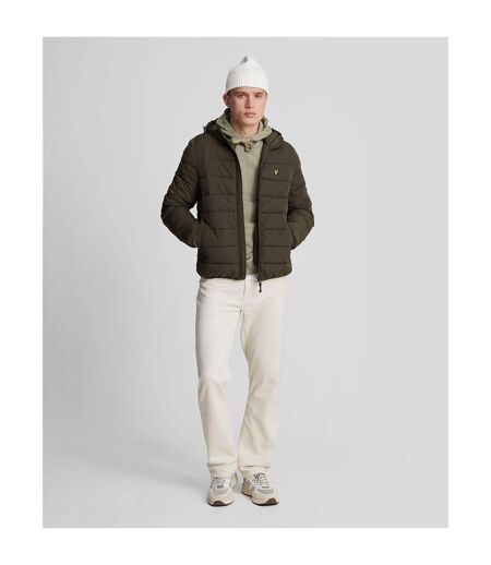 Sweat À Capuche Homme Beige Lyle & Scott