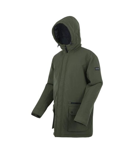 Doudoune Matelassée Rhodo Homme Kaki Foncé Regatta