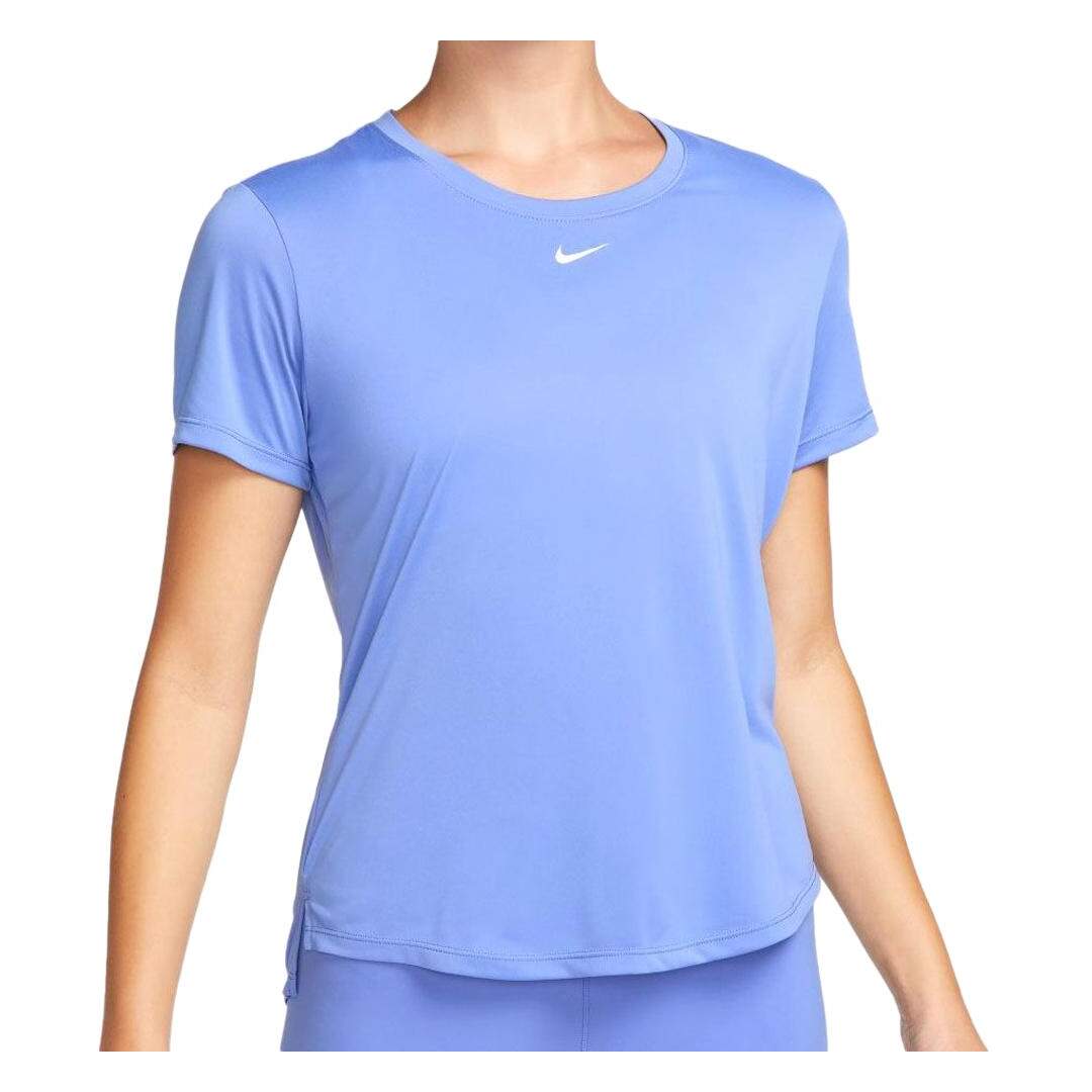 T-shirt Bleu Femme Nike One Df50 - L-1