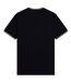 T-shirt Motif/style Rayure Contrastée Sur Bord Homme Noir Fred Perry-3
