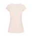 Build Your Brand Womens/Ladies Wide Neck T-Shirt (Pink) - UTRW8369