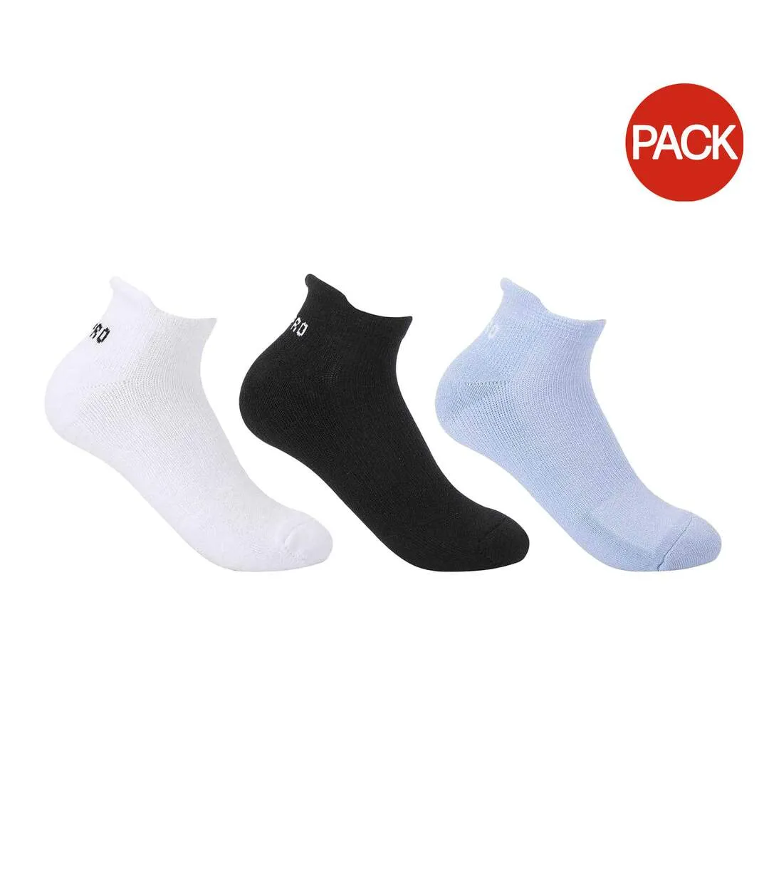 Pack Of 3  Womens/ladies Compression Socks  Black White Blue USA Pro-1