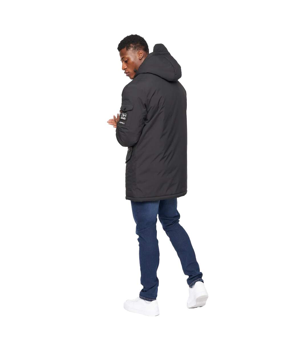 Parka Legender Homme Noir Crosshatch-3