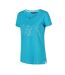 Regatta Womens/Ladies Filandra III Graphic Print Coolweave T-Shirt (Azure Blue) - UTRG10213