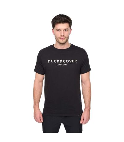 Mens Chamata T-shirt Black Duck And Cover