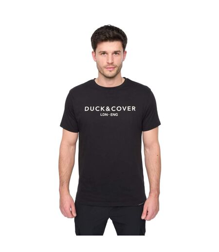 Mens Chamata T-shirt Black Duck And Cover