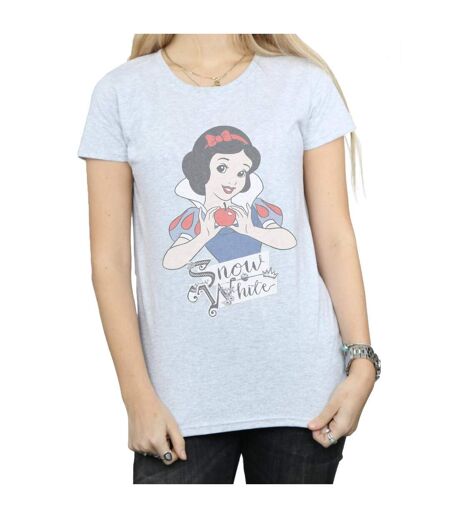 Disney Princess - T-shirt SNOW WHITE APPLE - Femme (Gris chiné) - UTBI36905