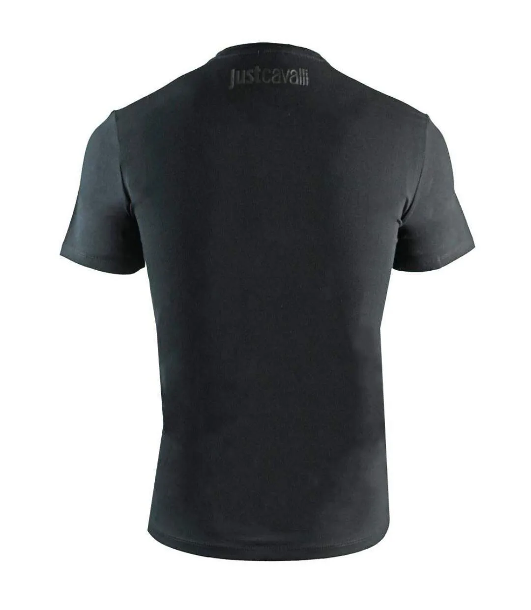 Unisex Adult Snake Logo T-shirt Black Cavalli Class-2