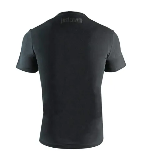 Unisex Adult Snake Logo T-shirt Black Cavalli Class