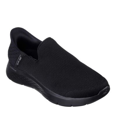 Mens go walk flex no hands trainers black Skechers