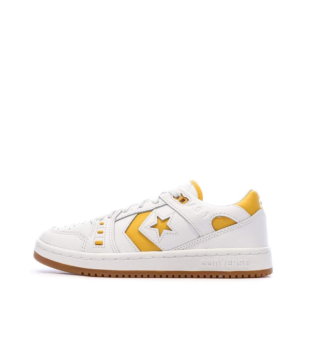 Baskets blanches/jaunes femme converse a09237c-1