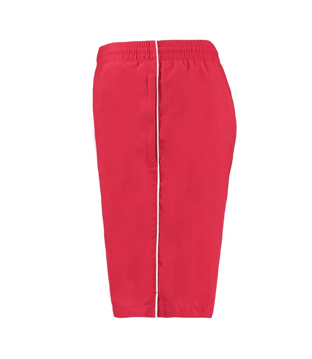 Short De Survêtement Homme Rouge Blanc Kustom Kit-3