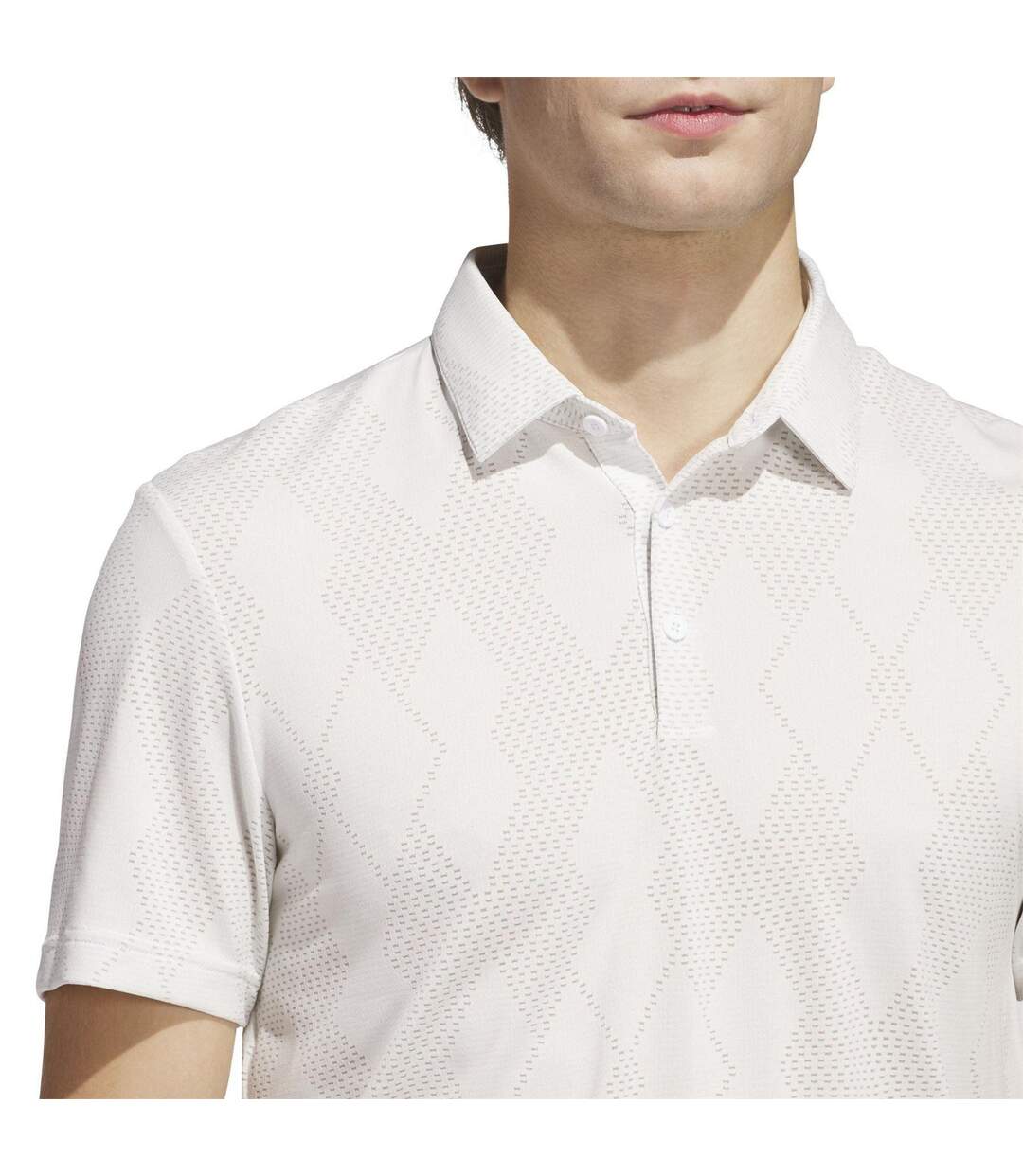 Mens Ultimate Polo Shirt White Adidas-4