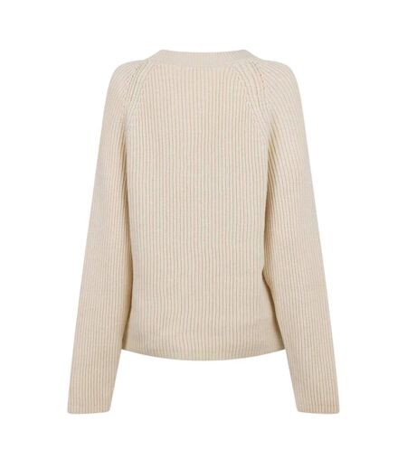 Pull Manches Raglan Femme Blanc Cassé Ami Paris