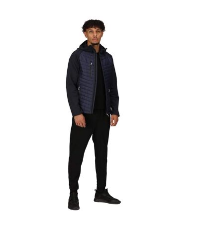 Mens Navigate Quilted Hybrid Jacket Navy Seal Grey Regatta