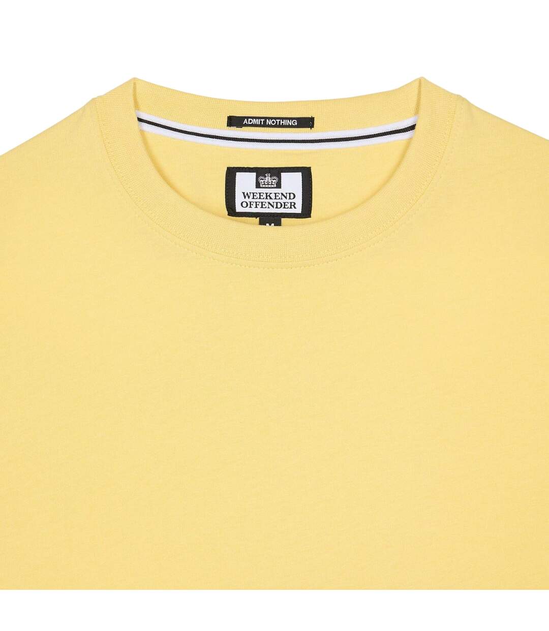 T-shirt Style Imprimé Ryan Large Prison Homme Jaune Weekend Offender-4