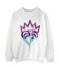 Disney - Sweat DESCENDANTS PINK CROWN - Femme (Blanc) - UTBI15550-1