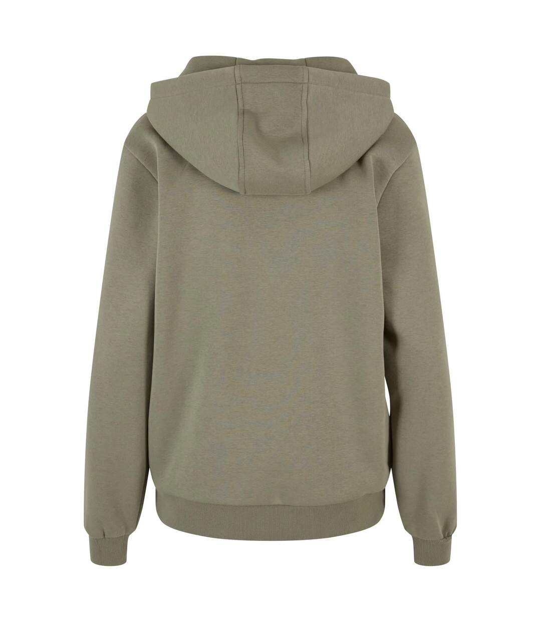Sweat À Capuche Femme Vert Kaki Clair Urban Classics-2