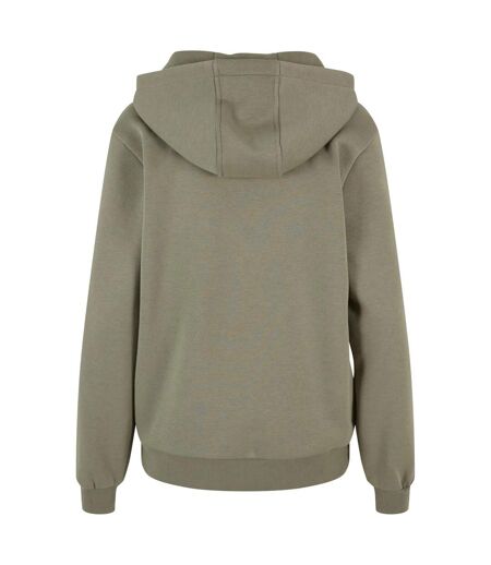 Sweat À Capuche Femme Vert Kaki Clair Urban Classics