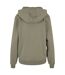 Sweat À Capuche Femme Vert Kaki Clair Urban Classics-2