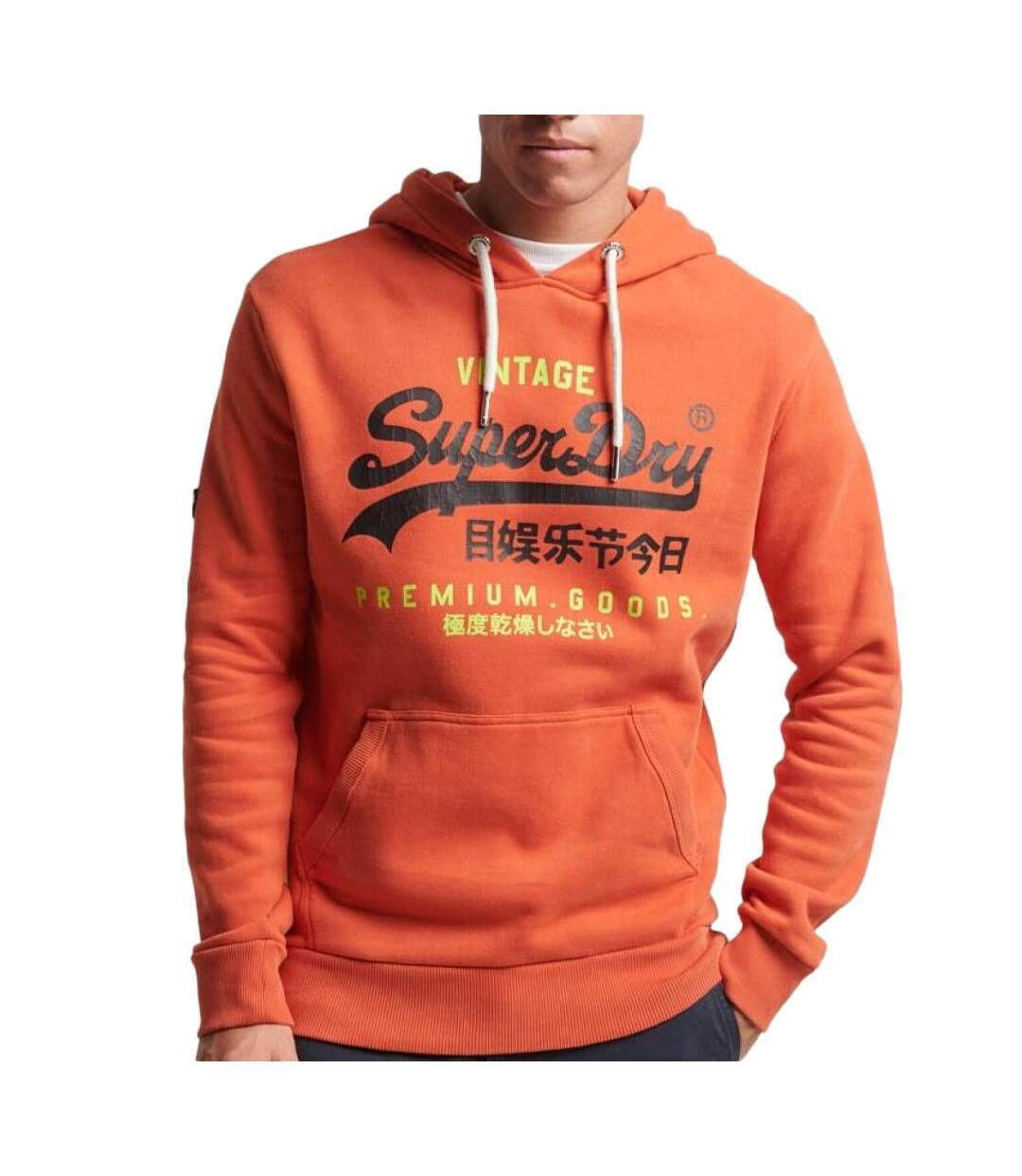 Sweat Orange Homme Superdry M2013126A - L