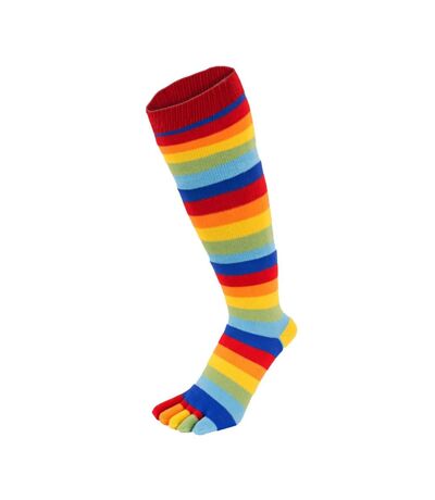Chaussettes unisexes à orteils hautes évacuant l'humidité