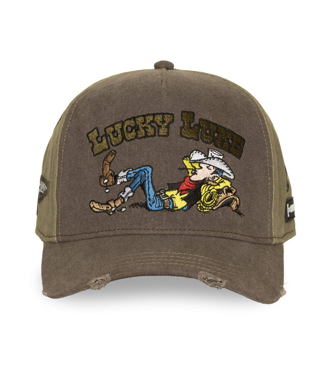 Casquette trucker premium effet usé Lucky Luke Lucky Capslab-2