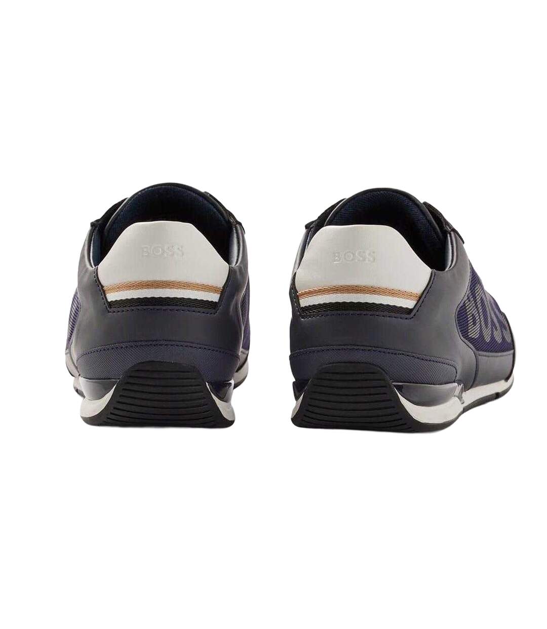 Baskets Saturn Homme Bleu Foncé Boss-2