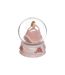 Boule à Neige Musicale Princesse 14cm Rose-2