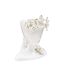 Vase Déco en Porcelaine Woman Young 21cm Blanc-2