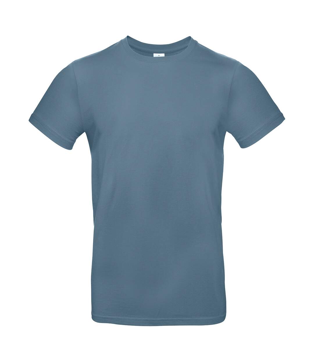 T-shirt homme bleu de gris B&C-1