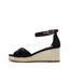 Sandales noir femme tommy hilfiger flag criss-cros-1