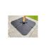 Lot de 4 Dalles à Remplir Parasol 50cm Gris Anthracite-2