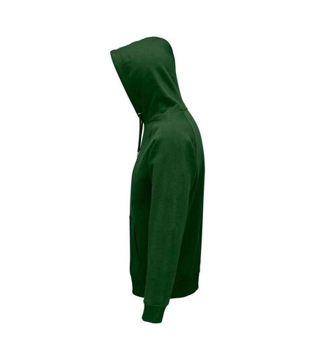 Unisex Adult Stellar Organic Hoodie Bottle Green SOLS