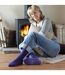 Ladies Extra Warm Fluffy Thermal Slipper Socks-3