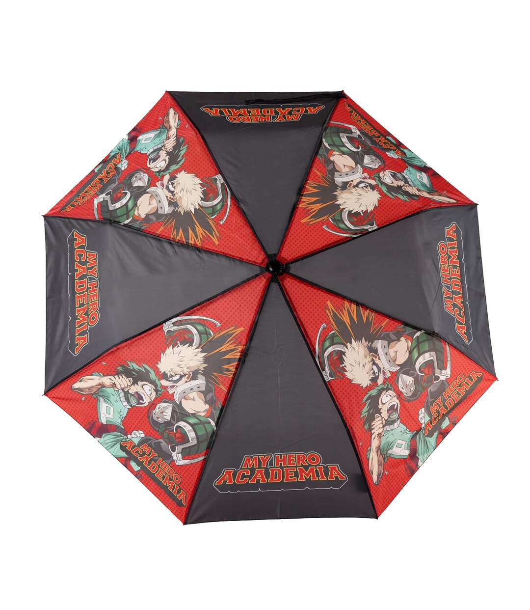 Parapluie Pliant Taille Unique Noir Rouge My Hero Academia-2