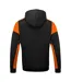 Mens Hoodie Black Orange Printer PRIME-3