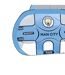 But De Foot Pop-up Motif/style 2-en-1 Taille Unique Bleu Blanc Real Madrid CF-2