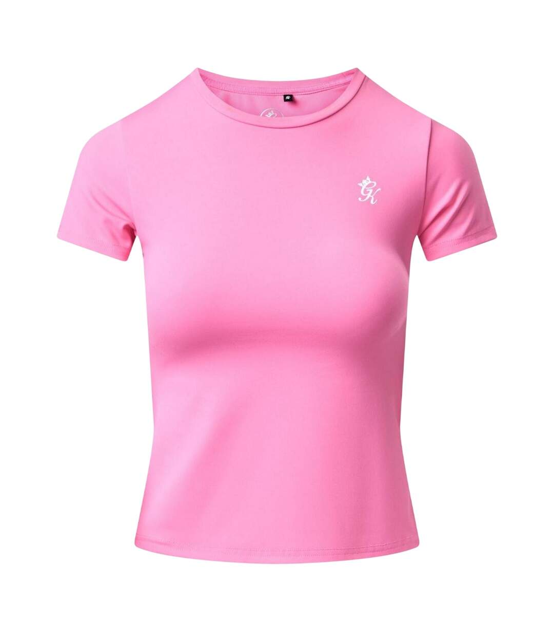 T-shirt Motif/style Logo Brodé Femme Rose Œillet Gym King-2