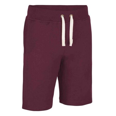 Short décontracté campus homme bordeaux Awdis