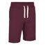 Short décontracté campus homme bordeaux Awdis-3