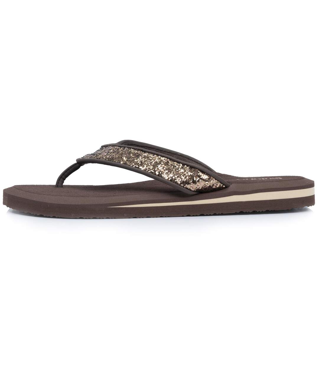 Isotoner Tongs femme très confortables, tiges larges-3
