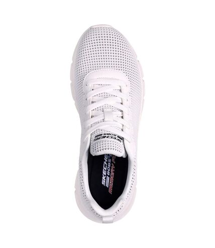 Womens/ladies bobs sport b flex visionary essence trainers white Skechers