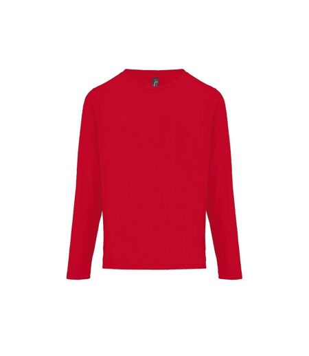 T-shirt manches longues FEMME - 04443 - rouge