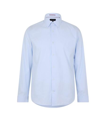 Chemise Manches Longues Homme Bleu Pastel Boss