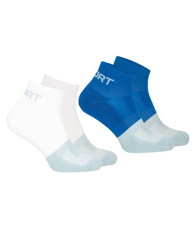 Lot de 2 paires de chaussettes homme quarter Fresh Athena