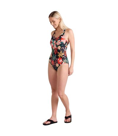 Maillot De Bain 1 Pièce Mia Femme Noir Animal