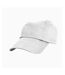Casquette à profil bas en coton pour enfants blanc Result Headwear-1